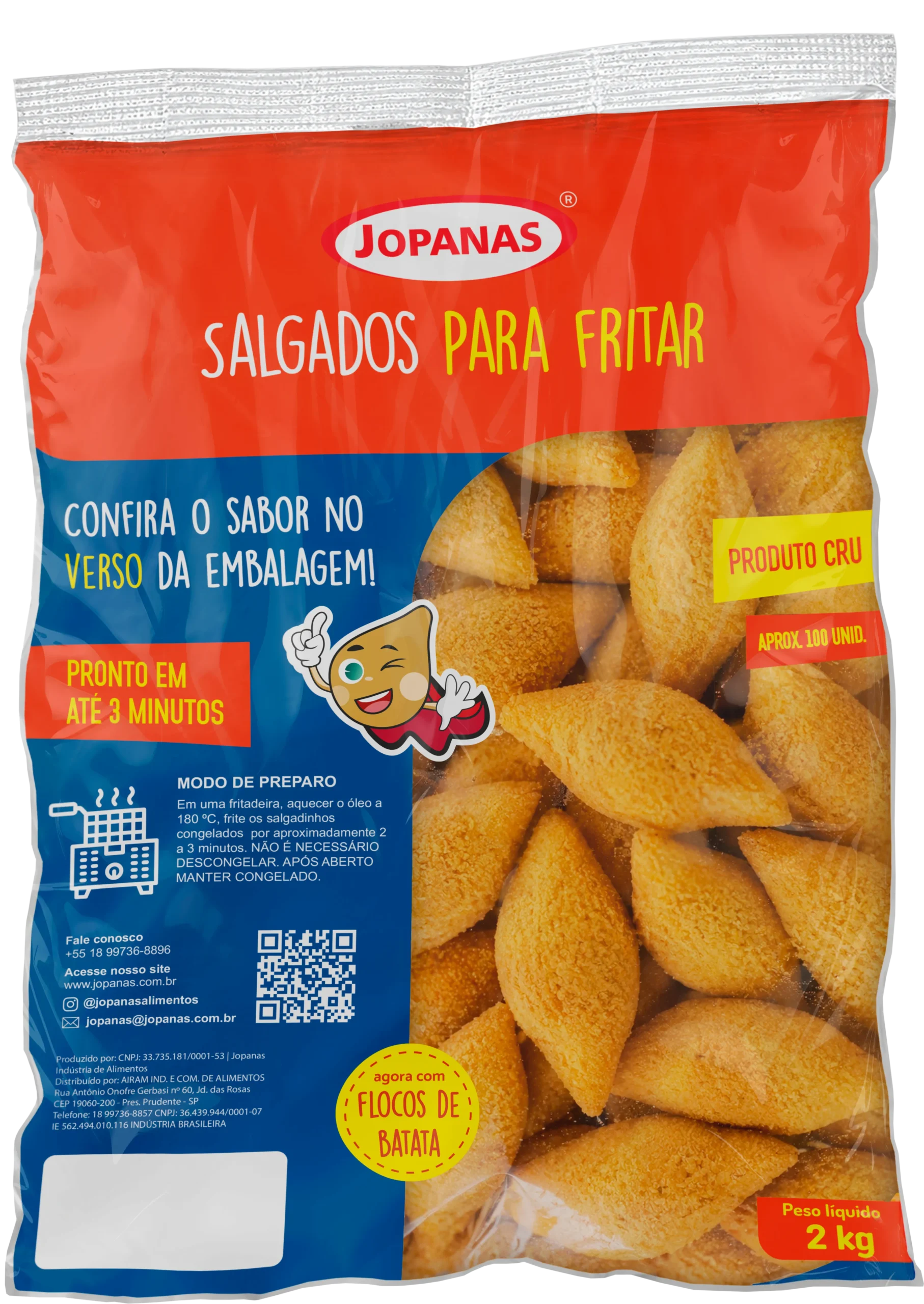 Risoles de presunto e queijo
